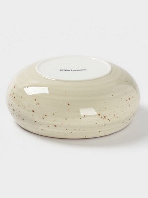 Салатник Magistro Mediterana, 1.55 л, d=19.7 см, фарфор, бежевый