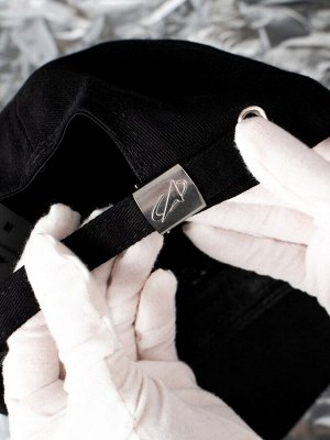 Кепка РОСКОСМОС х ONLYTOP, р. 56-58, чёрная