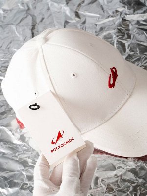 Кепка РОСКОСМОС х ONLYTOP, р. 56-58, белая