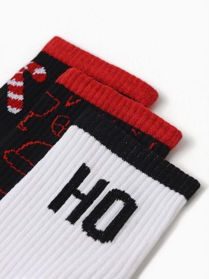 Подарочный набор термос и носки 3 пары KAFTAN "С новым годом" размер 41-44 (27-29 см)