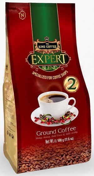 Молотый кофе “Expert №2” т.м. King Coffee, 500 гр,