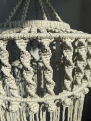 Люстра-абажюр макраме. Handmade. Эксклюзив