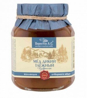 Мёд "Берестов А.С." Дикий Таежный ст. банка 500г