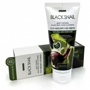 Пенка для умывания с экстрактом муцина черной улитки Jigott Natural 180мл