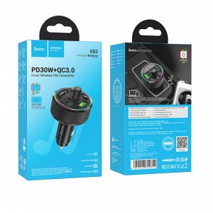 E82 Mingfeng PD30W + QC3.0 автомобильный Bluetooth FM-передатчик