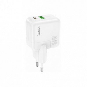 Двухпортовое зарядное устройство C111A Lizhi PD30W + QC3.0 (европейский стандарт)