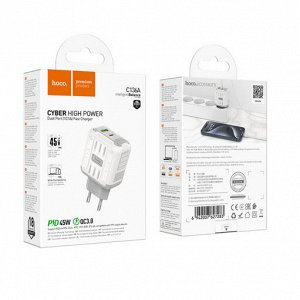Зарядное устройство C136A Rock PD45W (1A1C) (европейский стандарт)