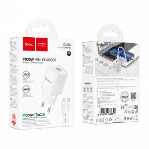 Комплект зарядных устройств C149A Jianyun PD30W + QC3.0 (от C до iP) (европейский стандарт)