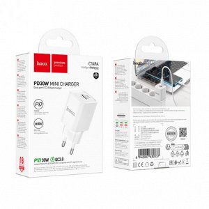 Зарядное устройство C149A Jianyun PD30W + QC3.0 (европейский стандарт)