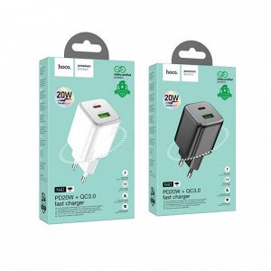 Зарядное устройство N41 Mingyang PD20W + QC3.0 (европейский стандарт)