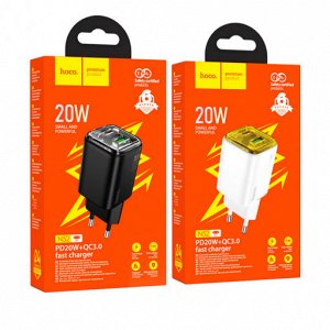 Зарядное устройство N52 Longrun PD20W + QC3.0 (европейский стандарт)