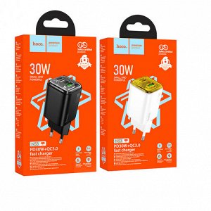 Зарядное устройство N53 Longrun PD30W + QC3.0 (европейский стандарт)