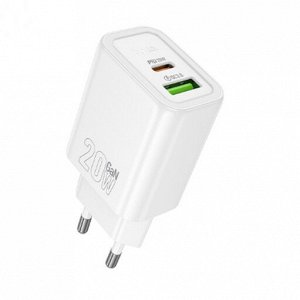 Зарядное устройство N61 Hechang PD20W + QC3.0 (европейский стандарт)
