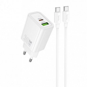 Комплект зарядных устройств N63 Hechang PD30W + QC3.0 (C-C) (европейский стандарт)