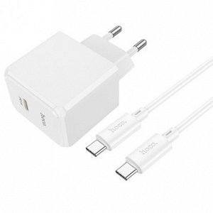 Комплект зарядных устройств CS13A Auchan с одним портом PD20W (от Type-C до Type-C) (европейский стандарт)