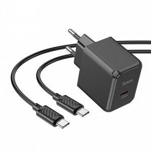 Комплект зарядных устройств CS13A Auchan с одним портом PD20W (от Type-C до Type-C) (европейский стандарт)