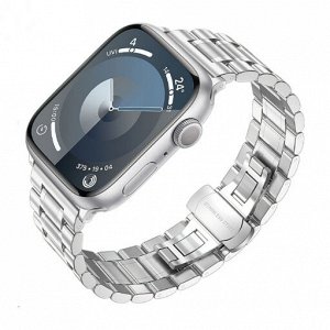 Стальной ремешок iWatch WA32 Grand series с пятью бусинами (38/40/41/42 мм)
