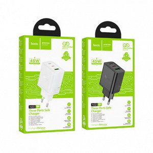 Зарядное устройство N50 Runjing PD45W (2C1A) (европейский стандарт)