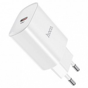 Сетевое зарядное устройство HOCO N14 Smart 1xUSB-C, 3.0A, 20W, белый