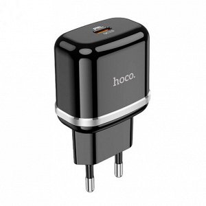 Сетевое зарядное устройство HOCO N24 Victorious 1xUSB-C, 20W, черный