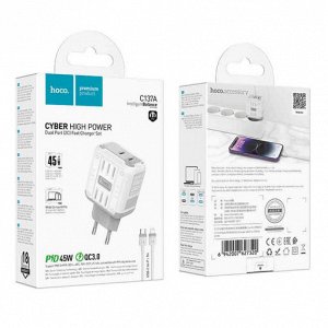 Комплект зарядных устройств C137A Rock PD45W (2C) (от C до iP) (европейский стандарт)