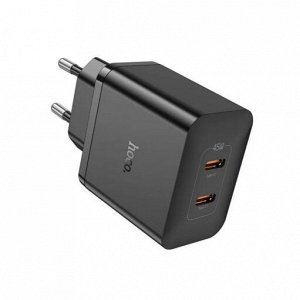 Двухпортовое зарядное устройство N35 Mingchuang PD45W GaN (2C) (европейский стандарт)
