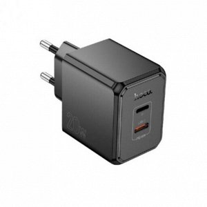 Двустороннее зарядное устройство CS16A Auchan PD20W (C + L) (европейский стандарт)
