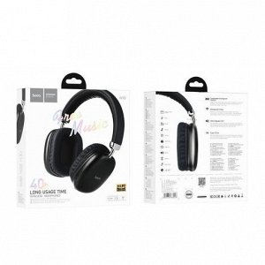 Беспроводные наушники накладные HOCO W35, Bluetooth, черный