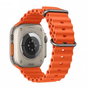 IWatch WA12
 Силиконовый ремешок оригинальной серии Marine с двойной пряжкой (44/45/46/49 мм)