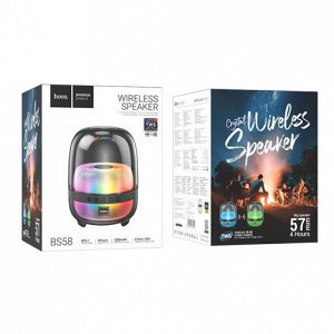 Хрустальный красочный Светящийся динамик Bluetooth BS58