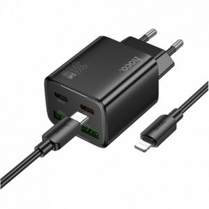 Комплект зарядных устройств N56 Rongchuang с четырьмя портами PD30W (2C2A) (от C до iP) (европейский стандарт)