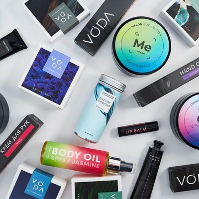 Косметика с натуральными эффективными составами VODA