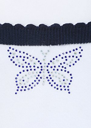 LARMINI Носки LR-S-158301, цвет белый/темно-синий