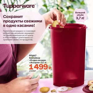 Контейнер «В одно касание «Ассорти» (3,7 л)