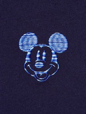 UNIQLO UT - хлопковая футболка Disney х BUAISOU с Микки Маусом в оттенках японского индиго - 69 NAVY