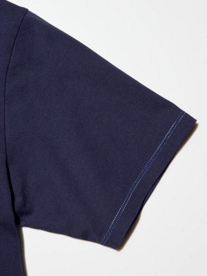 UNIQLO UT - хлопковая футболка Disney х BUAISOU с Микки Маусом в оттенках японского индиго - 69 NAVY