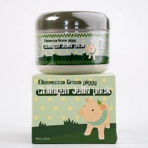 Маска для лица с коллагеном Elizavecca Green Piggy collagen jella pack 100мл
