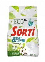 Порошок для стирки Сорти Автомат Экстракт хлопка 2.4 кг