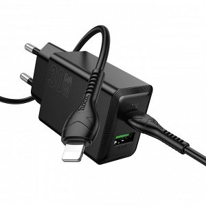 Комплект зарядных устройств N71 Anxin PD30W + QC3.0 (от C до iP) (европейский стандарт)