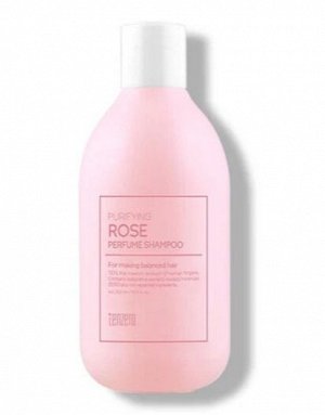 Парфюмированный шампунь с ароматом розы Tenzero Purifying Rose Perfume Shampoo 300мл