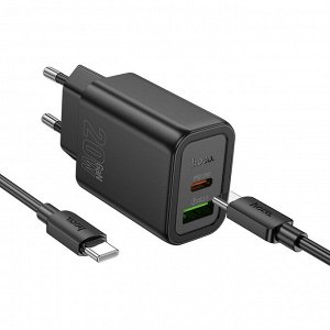 Комплект зарядных устройств N61 Hechang PD20W + QC3.0 (C-C) (европейский стандарт)