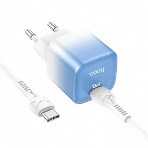 Комплект зарядного устройства C101A small ice cube с одним портом PD20W
(От типа C до типаC) (Европейский стандарт)