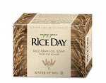 Парфюмированное туалетное мыло с мягким маслом рисовых отрубей LION Rice Day Soap Smooth 100г
