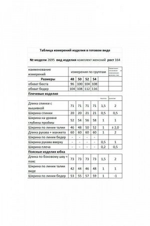 Женский юбочный комплект