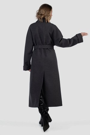 01-12215 Пальто женское демисезонное (пояс)