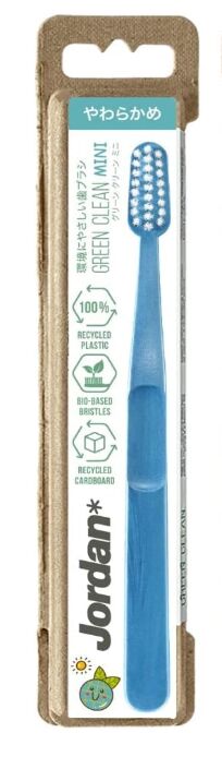 Jordan Green Clean MINI - экологичная зубная щетка для детей и взрослых