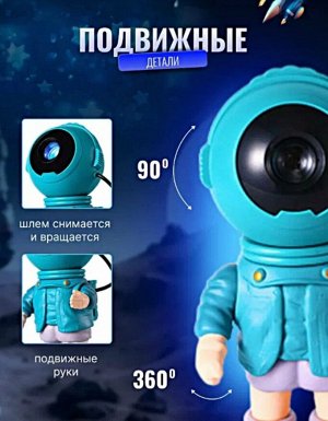 Ночник Проектор Космонавт Астронавт