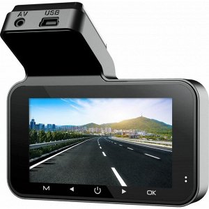 Видеорегистратор ARTWAY AV-304 FullHD, 2Мп, 1920x1080, обзор 140°, экран 3", Wi-Fi, G-сенсор (датчик удара), 1 камера