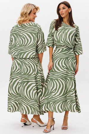 Костюм Костюм Kivviwear 4298429702 Хаки-молочный 
Состав: Вискоза-100%;
Сезон: Лето
Рост: 170

комплект: джемпер свободного кроя + юбка А-силуэта из плотной вискозы идеальный союз комфорта, стиля и у