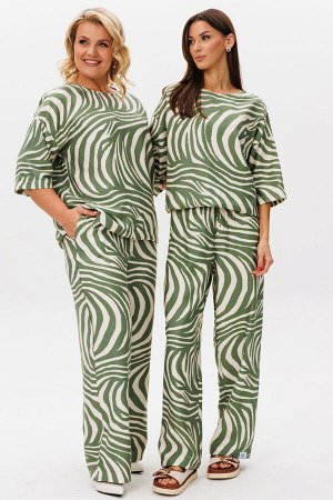 Брюки Kivviwear 429902 Хаки-молочный